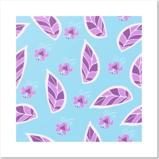 beautiful summer leaf pattern Posters and Art